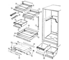Maytag GT23A83A shelves & accessories diagram