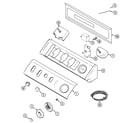 Maytag MDE4916AZW control panel diagram