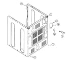 Maytag MDE9606AZQ cabinet-rear (bsq) diagram