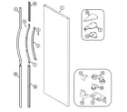 Maytag KG66U55 fresh food outer door (rev 10) diagram