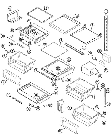 Shelves & accessories