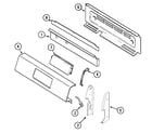 Magic Chef CGR3520BDH control panel diagram