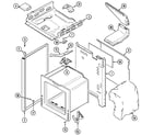 Magic Chef CGR3520BDH body diagram