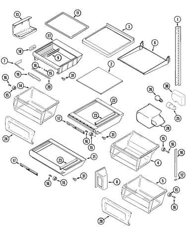 Shelves & accessories