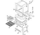 Maytag PGR5702BDH oven/base diagram