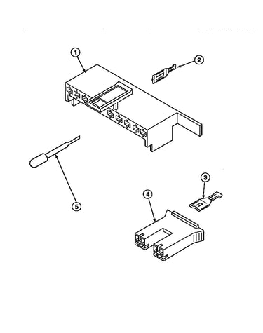 Mixing valve & motor conn blocks, term