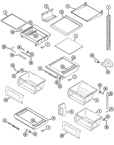 Shelves & accessories