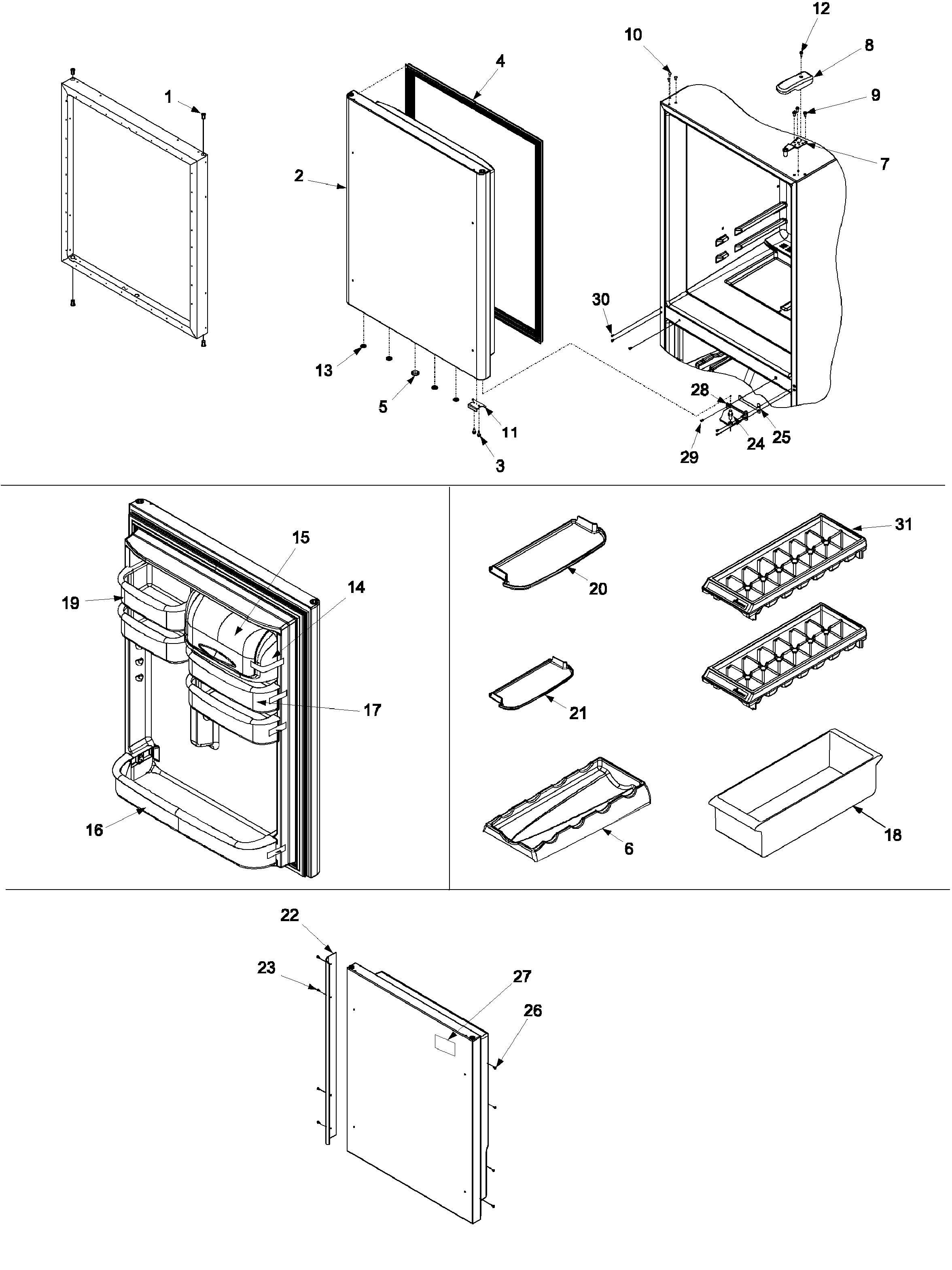 REFRIGERATOR DOOR