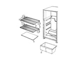 Crosley CT15X4A shelves & accessories diagram