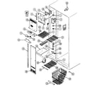 Maytag RSD2400DAM freezer compartment diagram