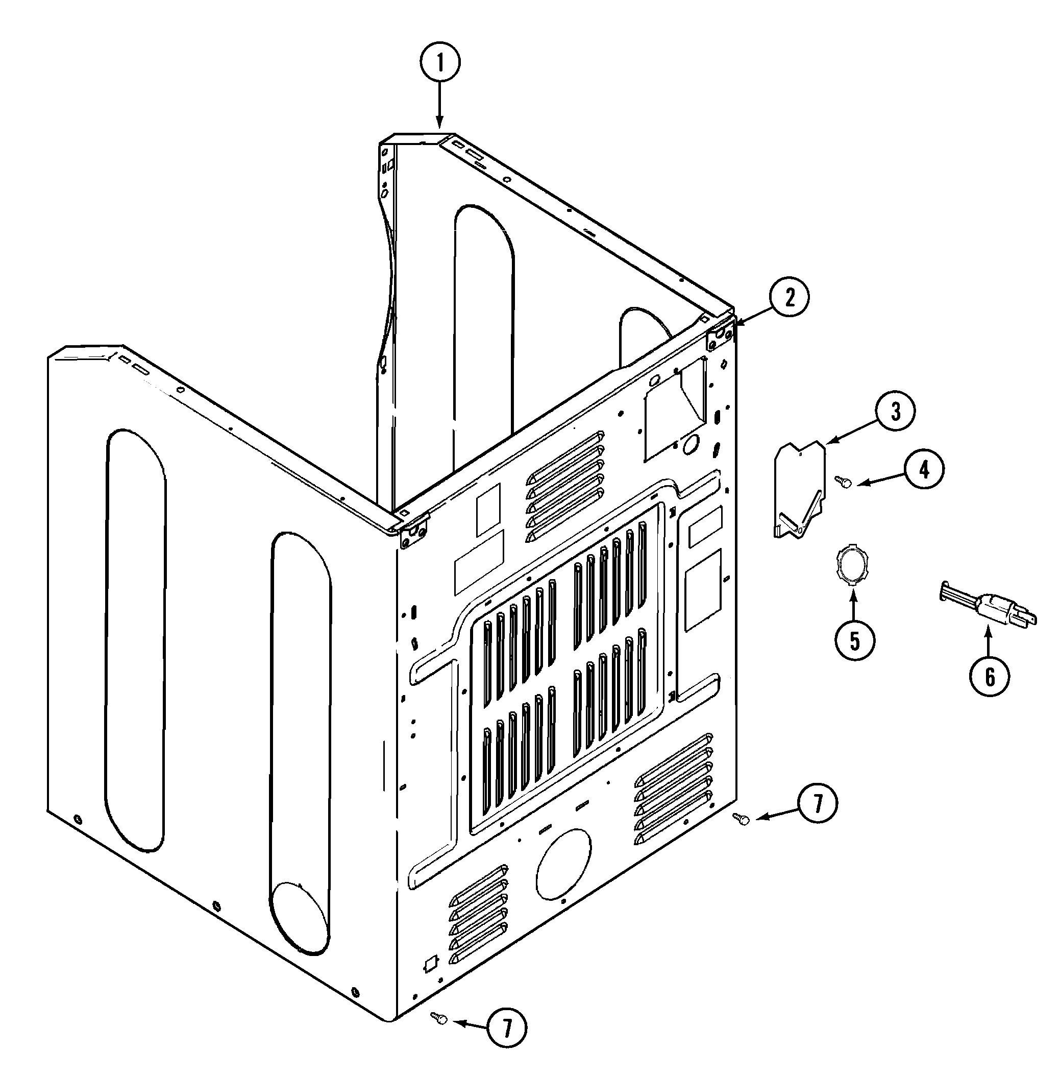 CABINET-REAR