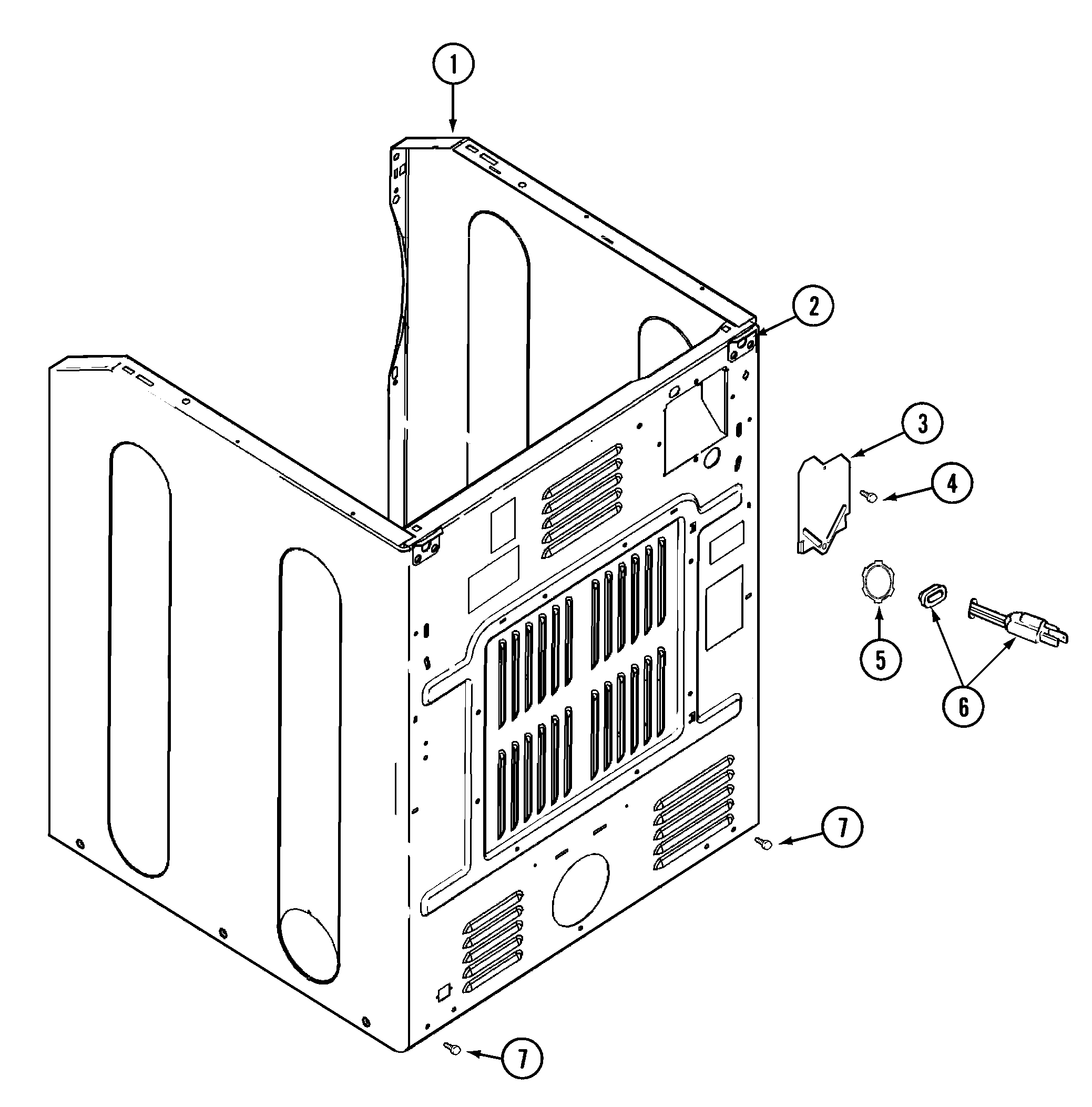 CABINET-REAR