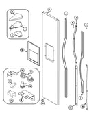 Freezer outer door