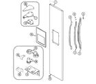 Maytag GS2123SDFW freezer outer door diagram