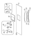 Freezer outer door