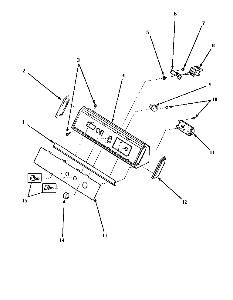 GRAPHIC PANEL, CONTROL HOOD & CONTROLS