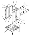 Cabinet, exhaust duct & base