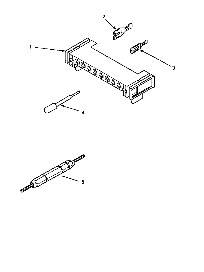 MTR CONN BLOCK/TERM & EXTRACTOR TOOL