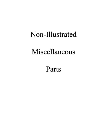 Miscellaeous information