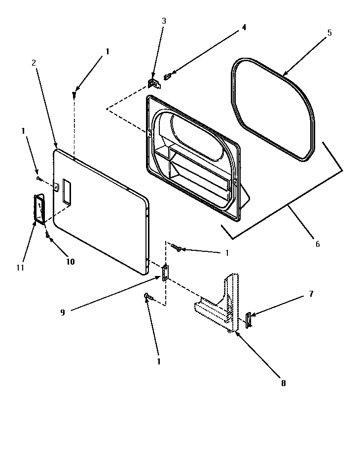 Loading door