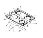 Amana ART6600E-P1142640NE main top assy diagram