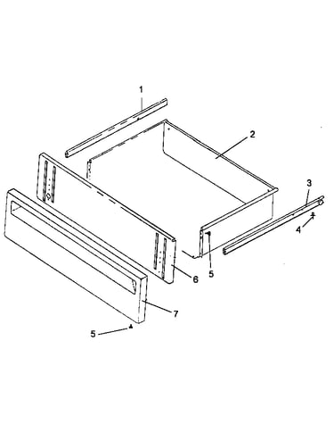Storage drawer assy
