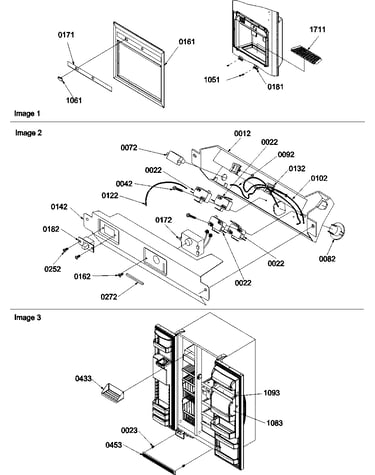 Facade dispenser cover, elec brkt assy.