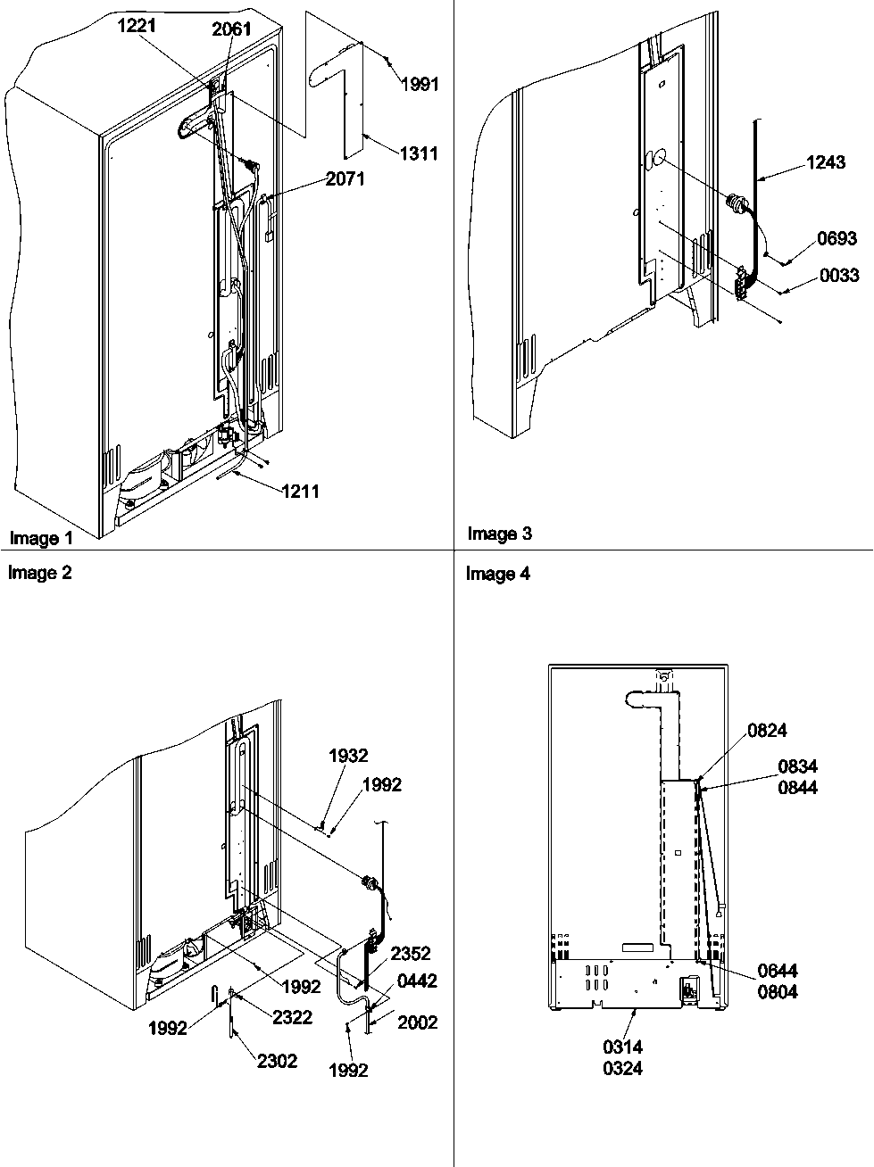 Cabinet back
