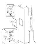 Freezer outer door