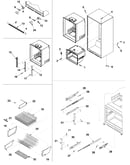Interior cabinet & freezer shelving