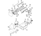 Maytag GS20A7D3V ice maker & bin diagram