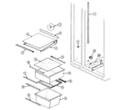 Maytag GS20B8D3V shelves & accessories diagram