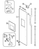 Freezer outer door