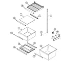 Maytag GS20B4D3EV shelves & accessories diagram