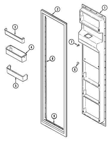 Freezer inner door