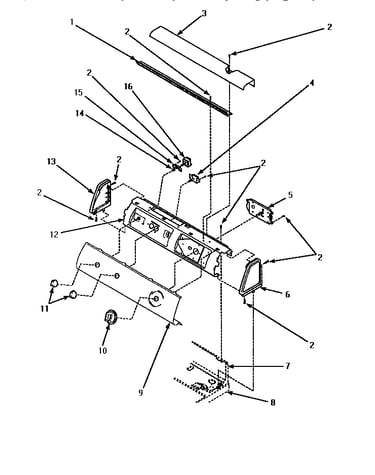 Graphic panel, control hood & controls