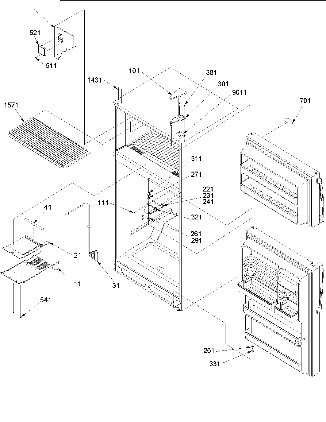 DOOR HINGES, FZ DUCT