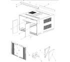 Amana AAC202SRA-PAAC202SRA0 outer case assembly diagram