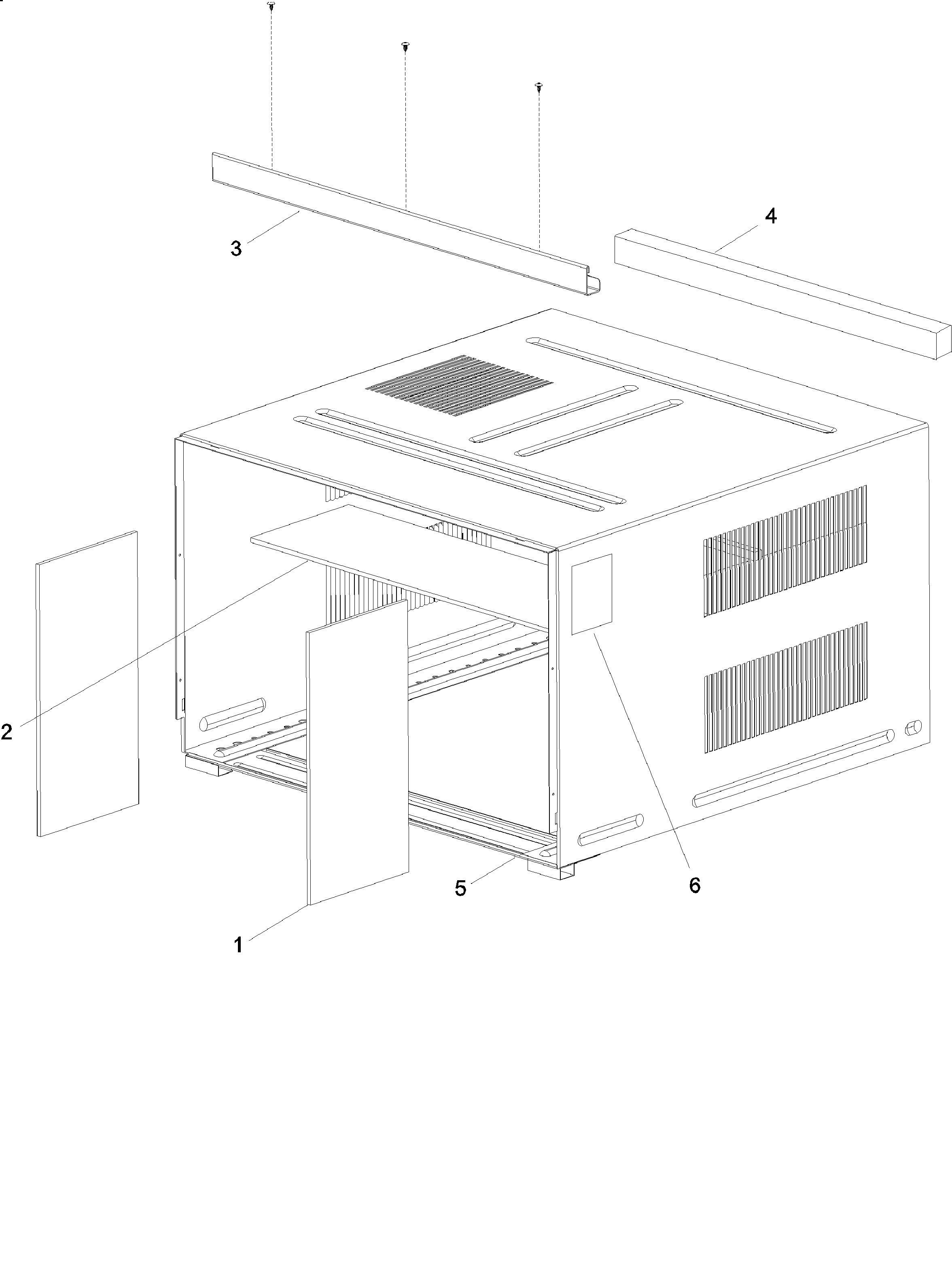 Outer case assembly
