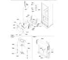 Amana BB20VE-P1321301WE evaporator area diagram