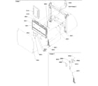 Amana BB20VE-P1321301WE condenser & timer box assy diagram