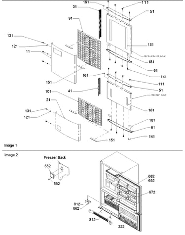 Contour panels,  handles & grille