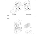 Amana BRF20VCPWR-P1321312WW crisper & deli frame assy diagram