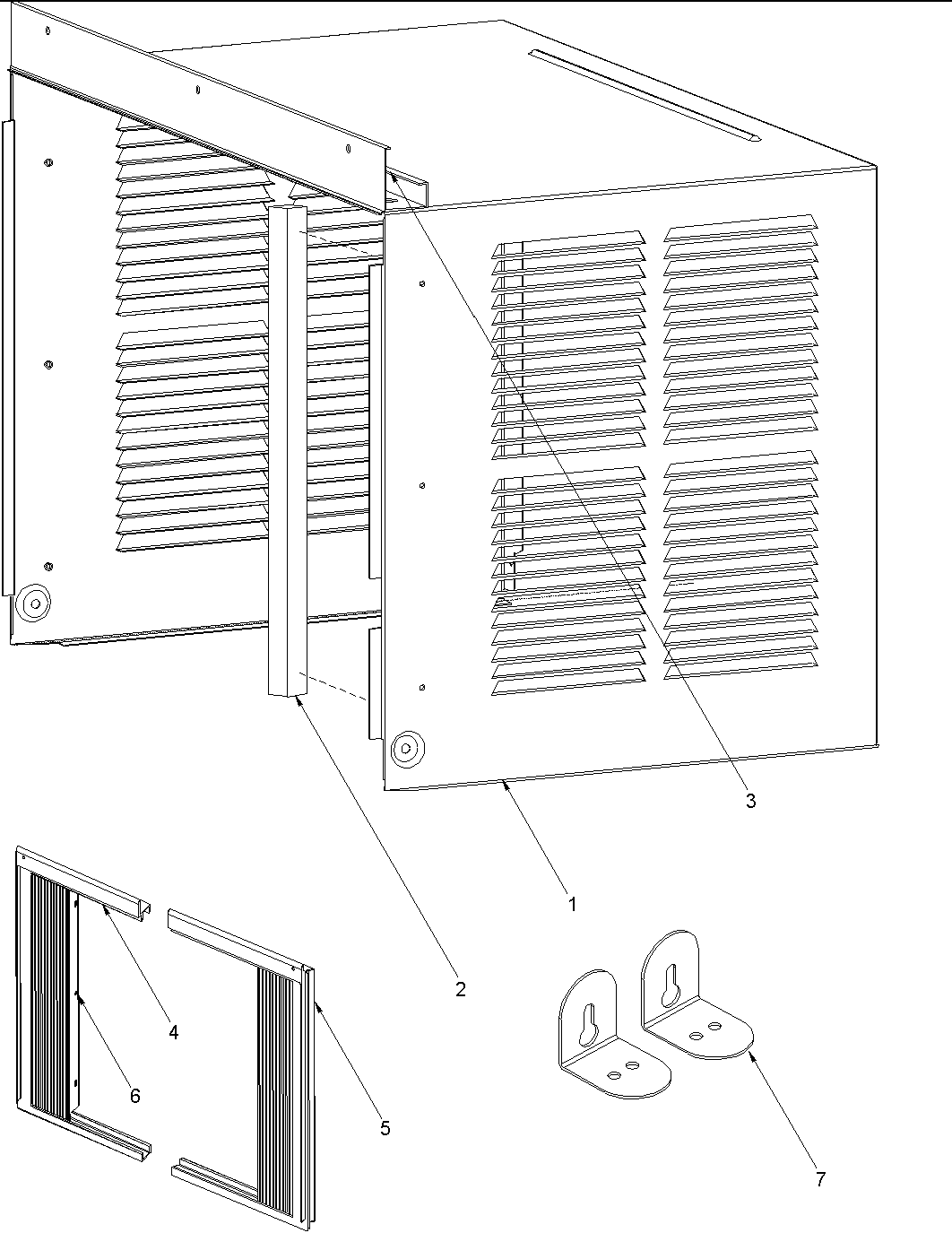 Outer case assembly
