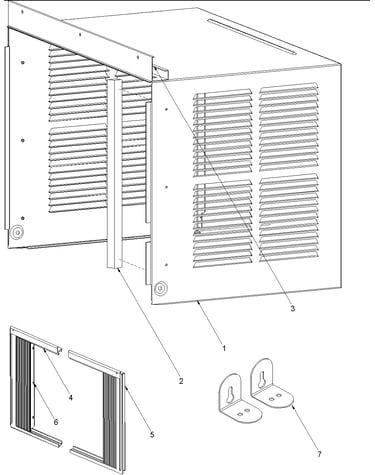 Outer case assembly