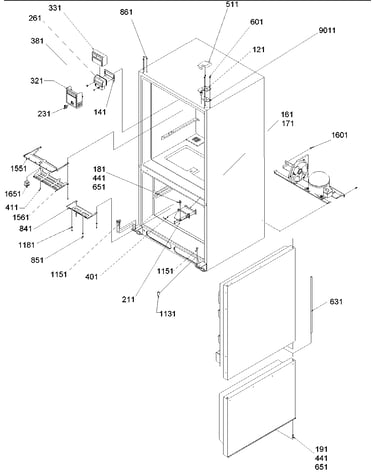Control, hinges & shields