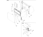 Amana BRF20V1W-P1321313WW condenser & timer box assy diagram