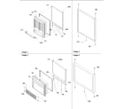 Amana BRF20V1W-P1321313WW door assy diagram