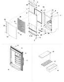 Refrigerator door