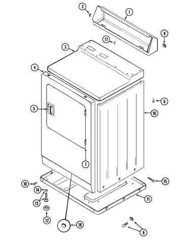 Cabinet-front (lde8704acm & ldg8704aam)